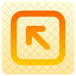 Arrow-square-up-left  Icon