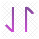 Arrow swap vertical  Icon