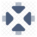 Arrow To Center  Icon