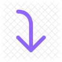 Arrow-to-down-left  Icon