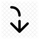 Arrow To Down Left Icon