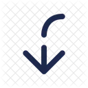 Arrow To Down Right Arrow Ui Icon