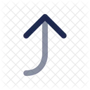 Arrow To Top Left Arrow Ui Icon