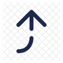 Arrow To Top Left Arrow Ui Icon