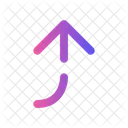 Arrow To Top Left Arrow Ui Icon