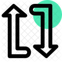 Arrow Top Bottom  Icon