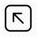 Arrow Top Left Box Arrow Arrows Icon