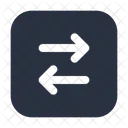 Arrow Transfer Rectangle Arrow Transfer Online Transaction Icon
