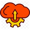 Arrow Up Backup Cloud Icon