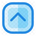 Arrow Up Button  Icon