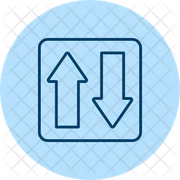 Arrow up down  Icon