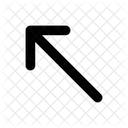 Arrow Up Left Icon