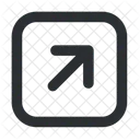 Arrow Up Right Square Contained Arrows Arrow Icon
