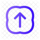 Arrow Up Round Corners Closed Ii Arrow Arrows Icon