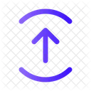 Arrow Up Round Top Bottom Arrow Arrows Icon