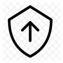 Arrow Up Shield Icon