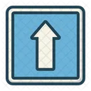Arrow up sign  Icon