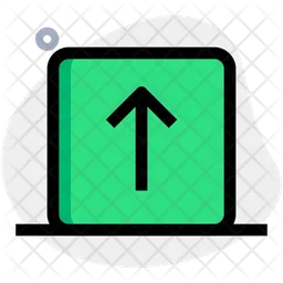 Arrow Up Square  Icon