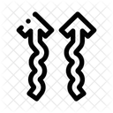 Arrow Wave Airflow Breeze Icon