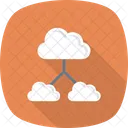 Arrows Cloudcomputing Clouds Icon