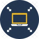 Arrows Combination Laptop Icon