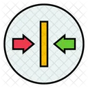 Arrows Merge Compress Icon