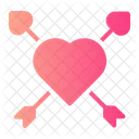 Arrows Love Heart Icon
