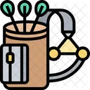 Arrows Backpack  Icon