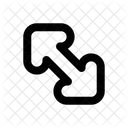 Arrows Diagonal Expand Alt Arrow Navigation Navigate Icon