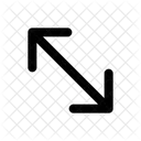 Arrows Diagonal Expand Alt Arrow Navigation Navigate Icon