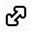 Arrows Diagonal Expand Arrow Navigation Navigate Icon