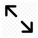 Arrows Diagonal Maximize Arrow Navigation Navigate Icon