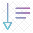 Arrows Down Sort Down List Icon