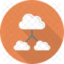 Arrows Cloudcomputing Clouds Icon