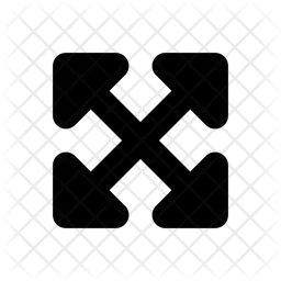 Arrows out, move, expand, fullscreen, resize  Icon