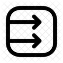 Arrows Right Squarearrow Navigation Navigate Icon