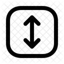Arrows Vertical Expand Square Arrow Navigation Navigate Icon