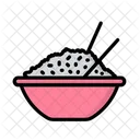 Arroz Comida Indiana Ícone