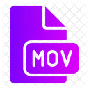 Mov Arquivo Mov Arquivo De Video Icon