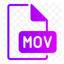 Mov Arquivo Mov Arquivo De Video Icon