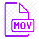 Mov Arquivo Mov Arquivo De Video Icon