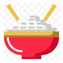 Chines Arroz Tigela Ícone
