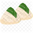 Arroz Embrulhado Bolinhos De Arroz Ketupat Ícone