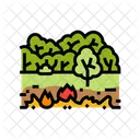 Arson Forest Wildfire Icon
