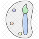 Art Lineal Color Icon Icon