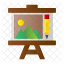 Art Canvas Drawing Icon
