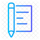 Art And Design Pencil Paper Icon