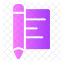 Art And Design Pencil Paper Icon