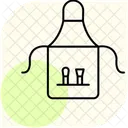 Art Apron Minimal Outline Icon