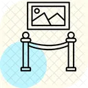 Art Exhibition Minimal Outline Icon